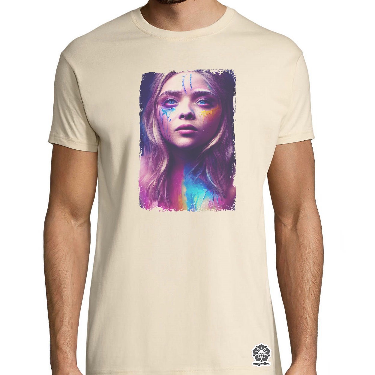 Folyékony színű bevonattal Chloe Grace Moretz  egyedi póló 