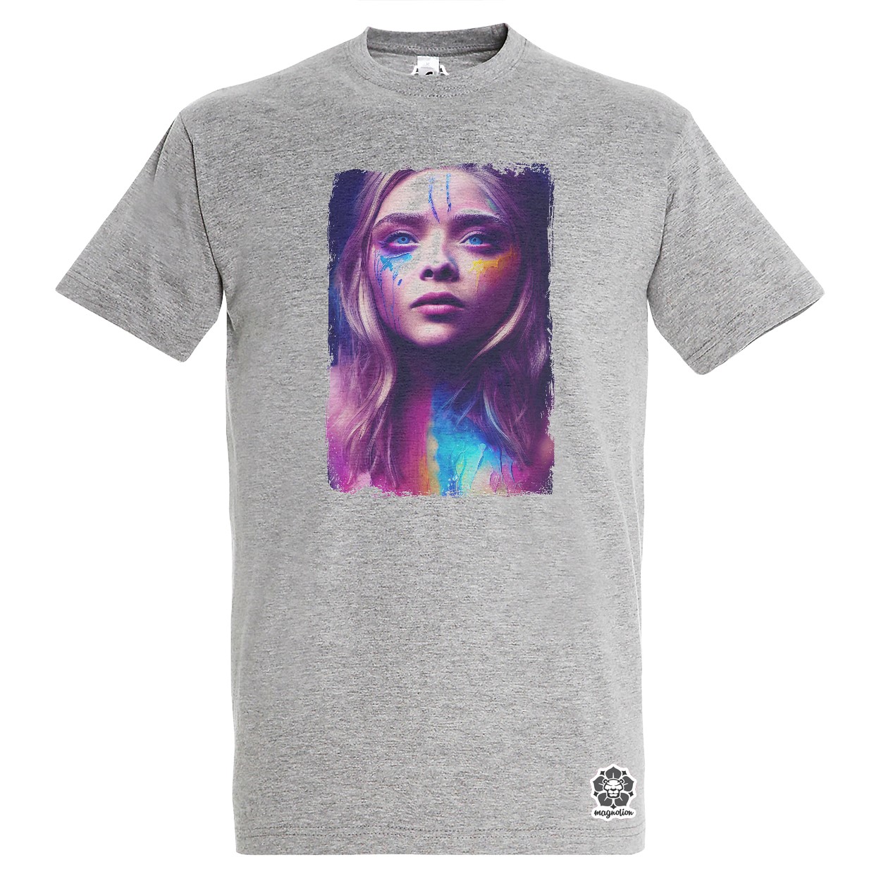 Folyékony színű bevonattal Chloe Grace Moretz  egyedi póló 