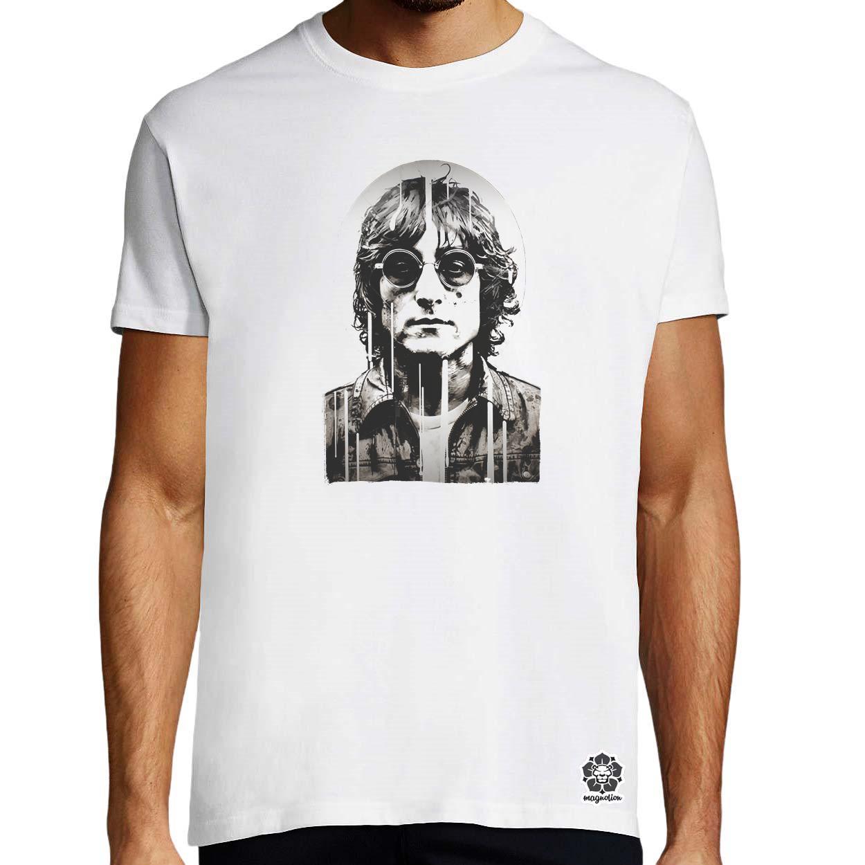 John Lennon portré v2 egyedi póló 