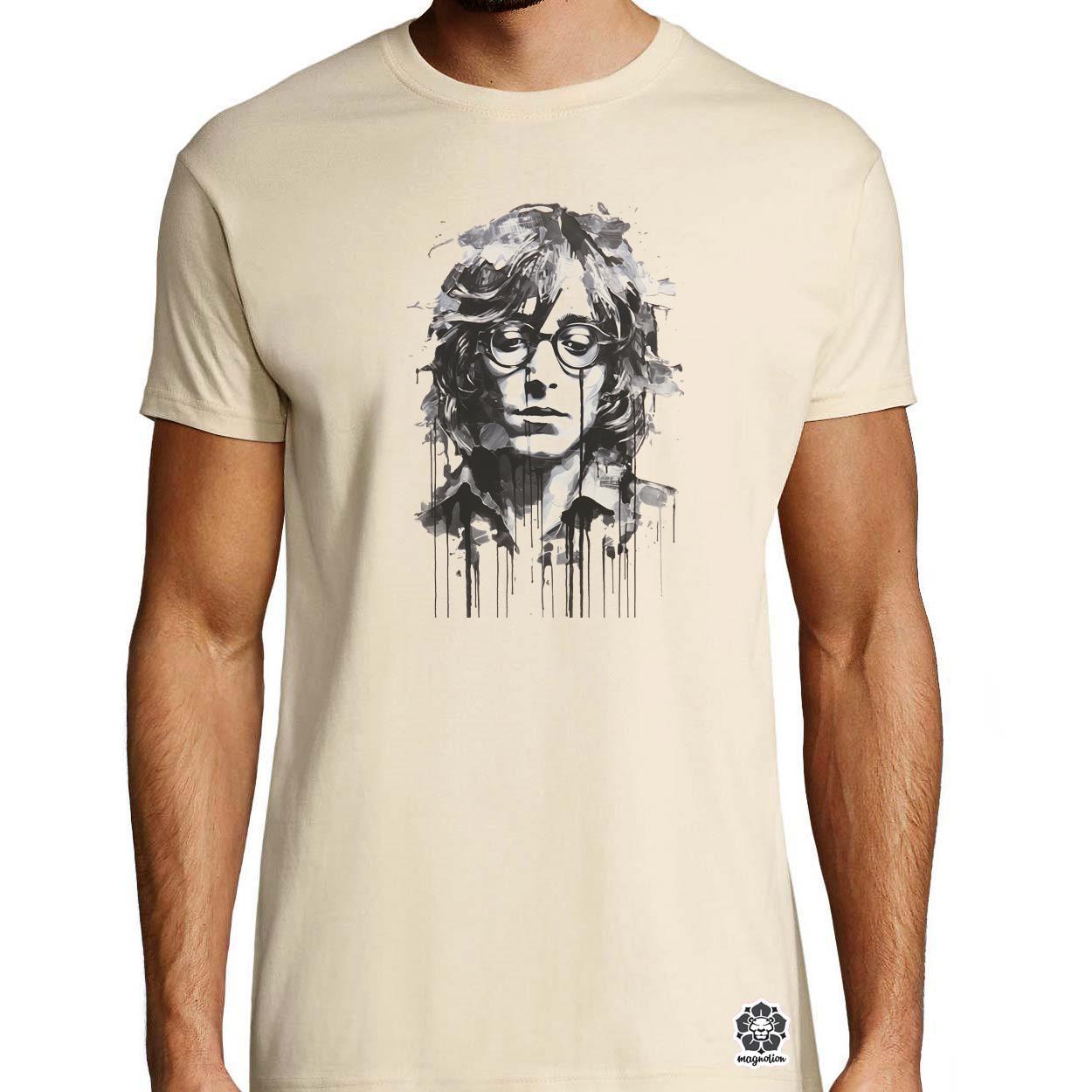 John Lennon portré v3 egyedi póló 