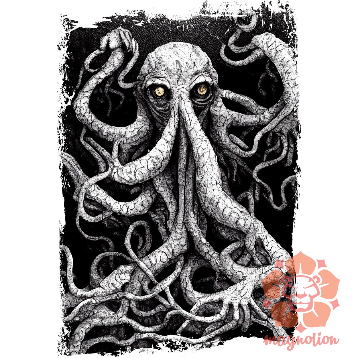 Cthulhu fanart egyedi póló 