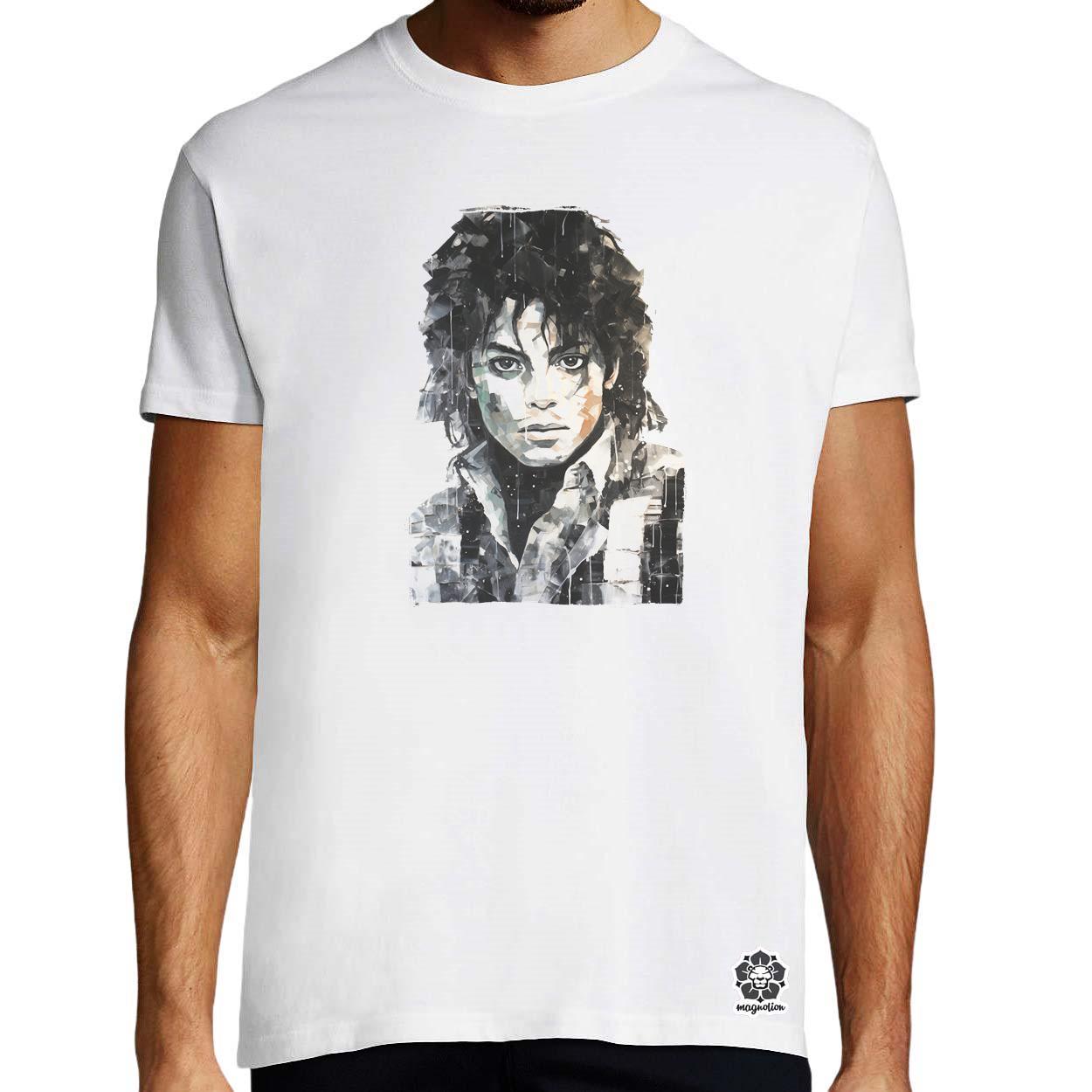 Michael Jackson portré v1 egyedi póló 