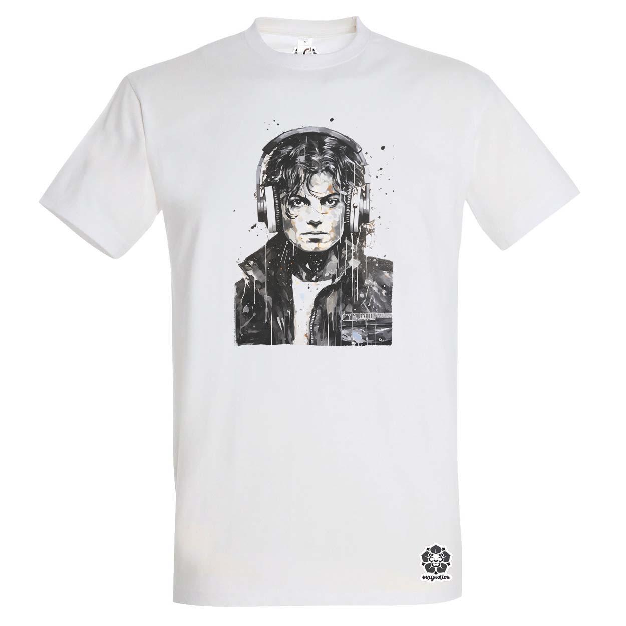 Michael Jackson portré v2 egyedi póló 