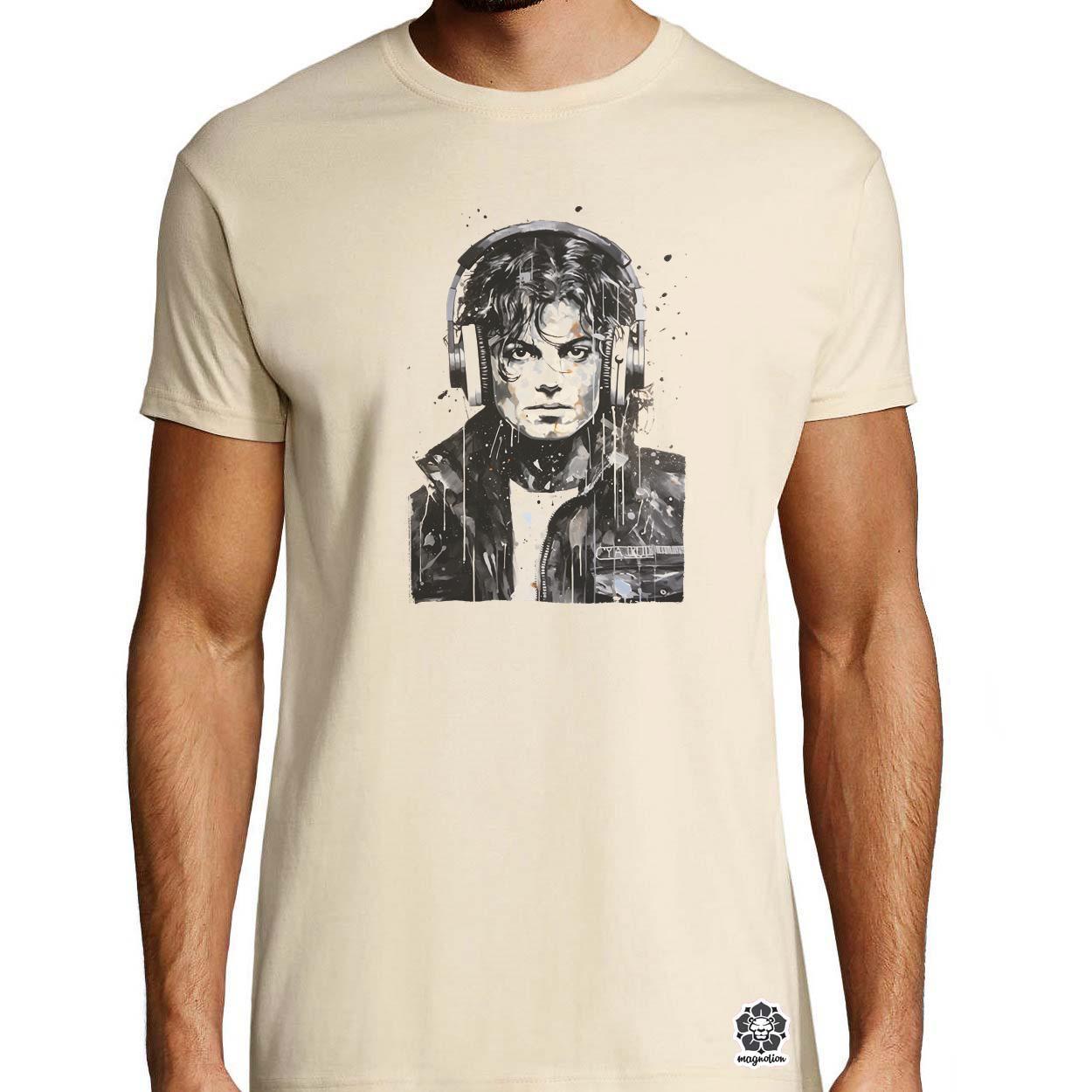 Michael Jackson portré v2 egyedi póló 