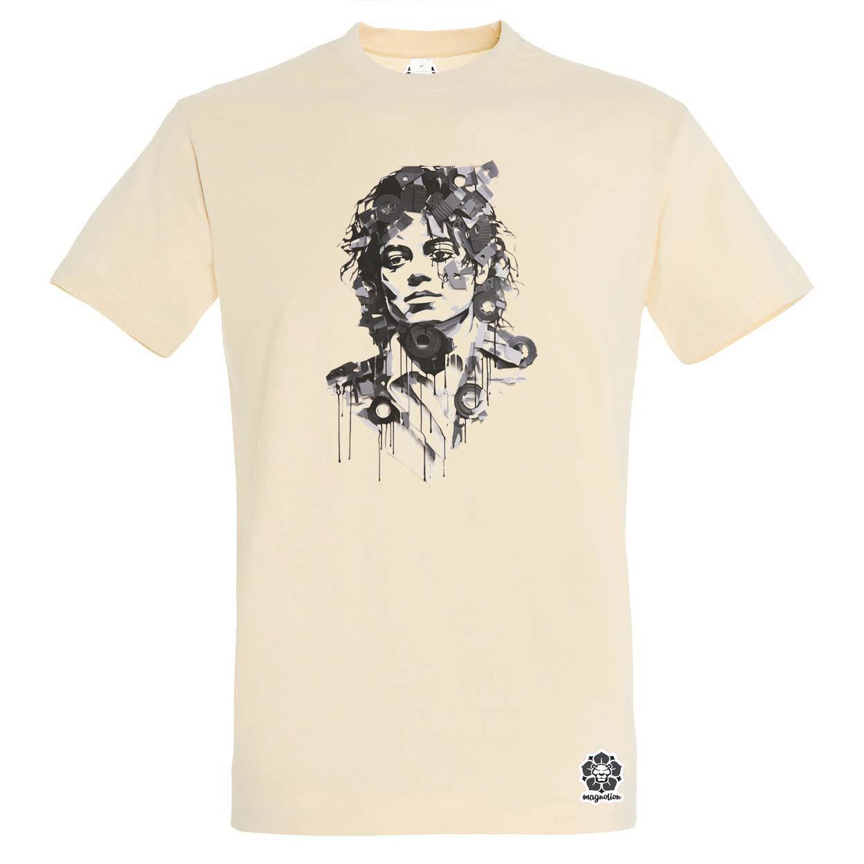 Michael Jackson portré v3 egyedi póló 