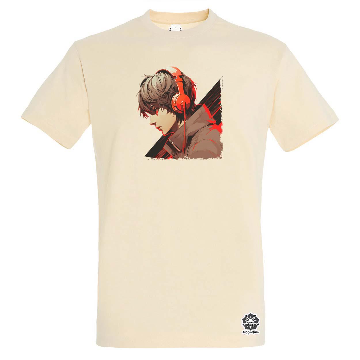 Minimalista Cyberpunk srác v2 egyedi póló 