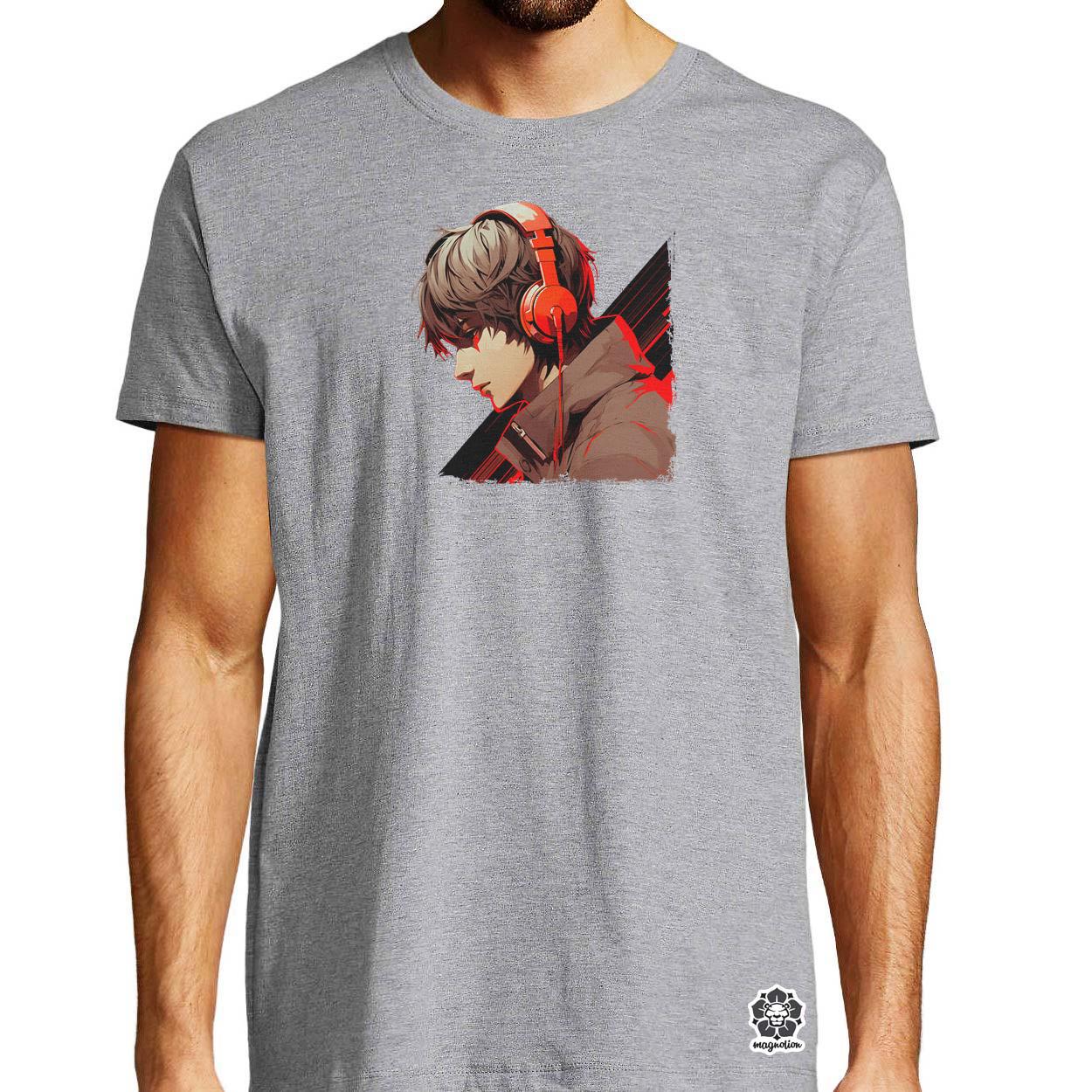 Minimalista Cyberpunk srác v2 egyedi póló 
