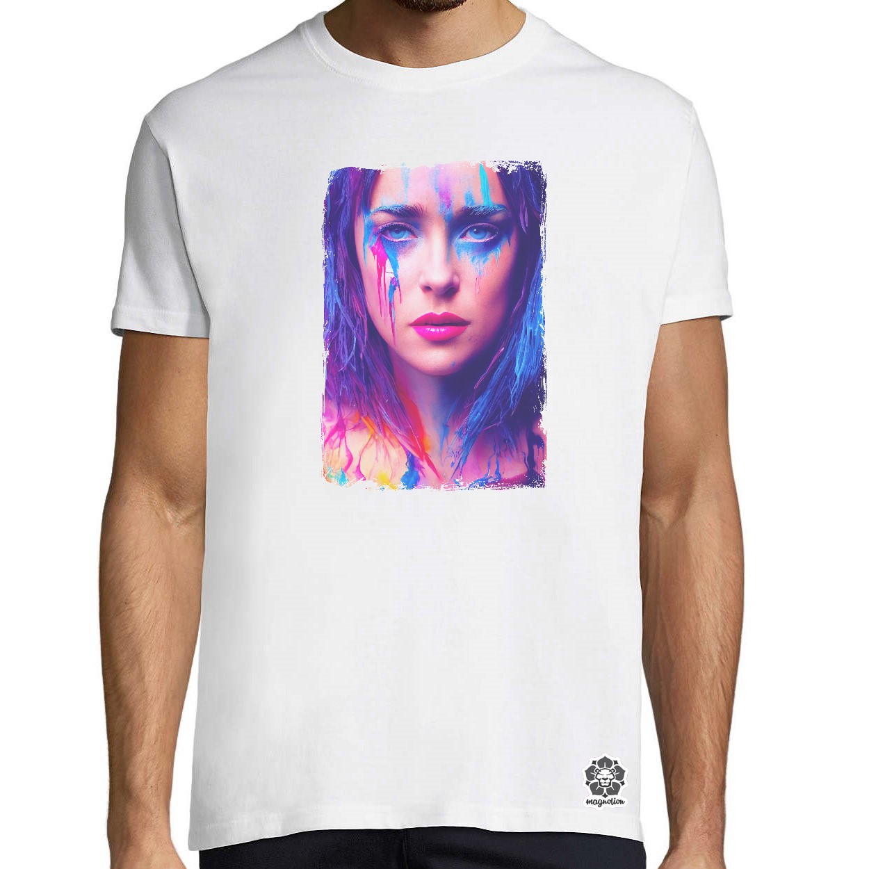 Folyékony színű bevonattal Dakota Johnson egyedi póló 