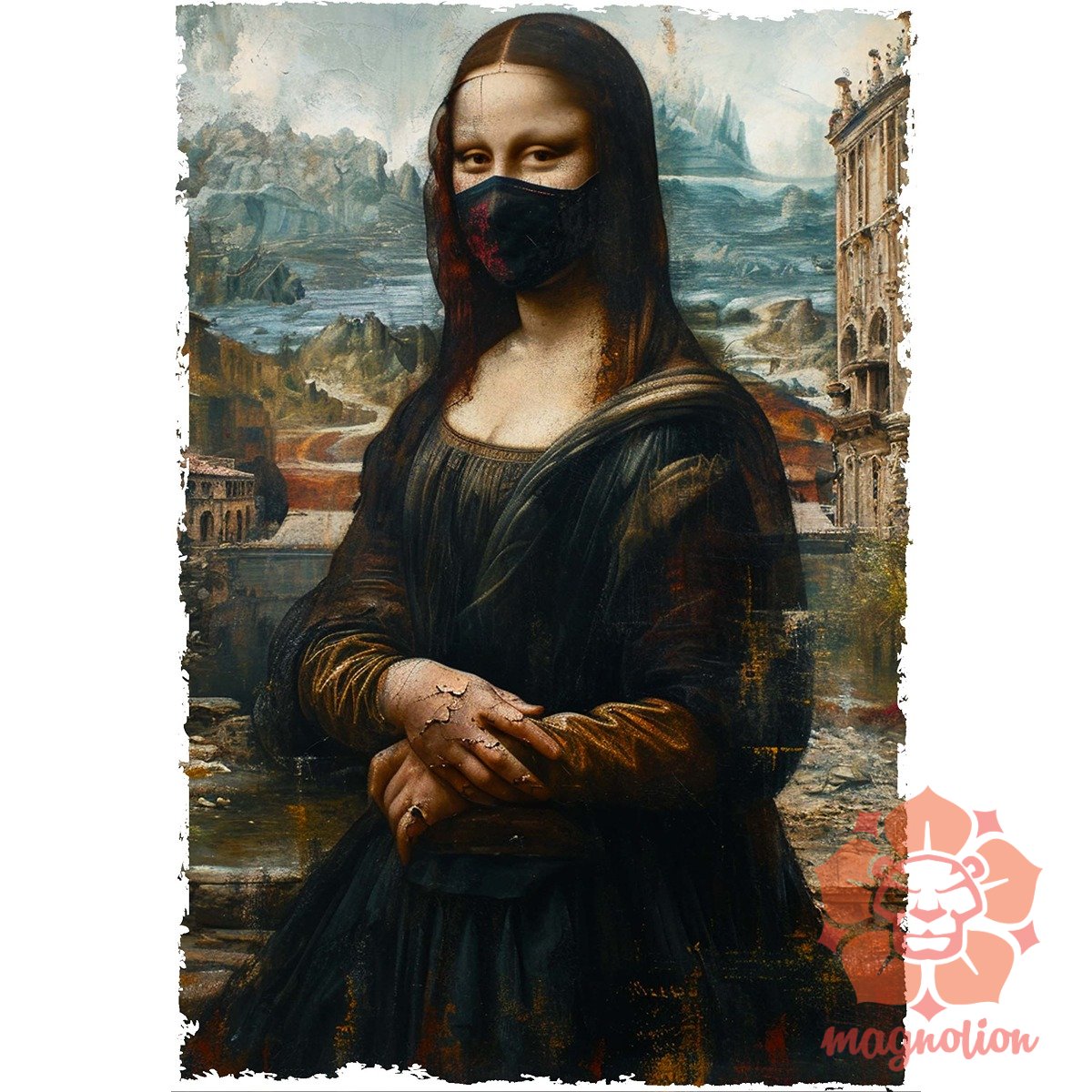 Covid Lisa v2 egyedi  pulóver 
