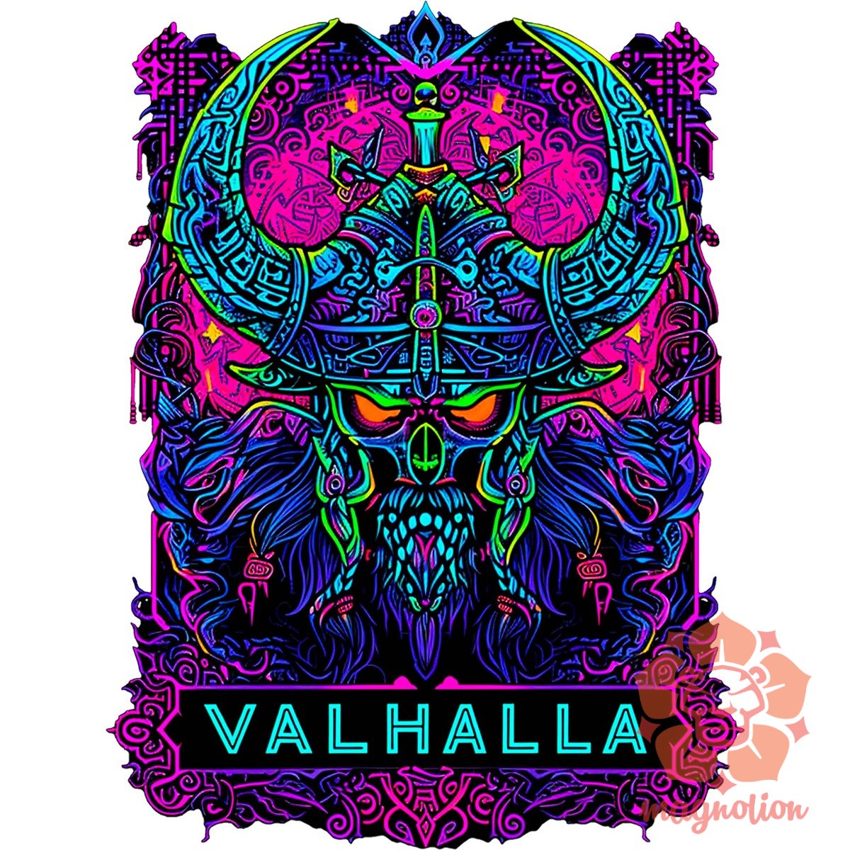 Cyberpunk Viking v6 egyedi  pulóver 