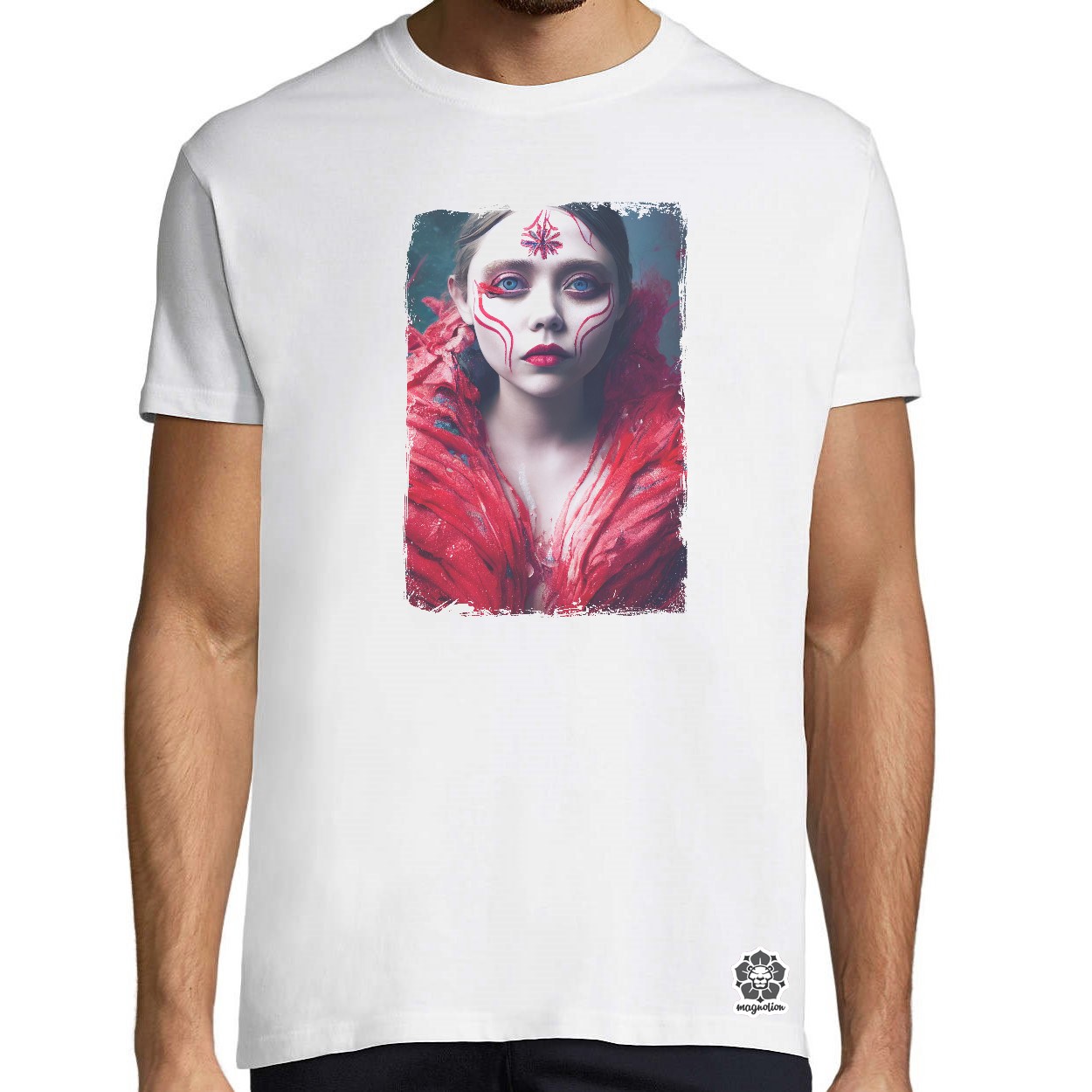 Folyékony színű bevonattal Elizabeth Olsen v2 egyedi póló 