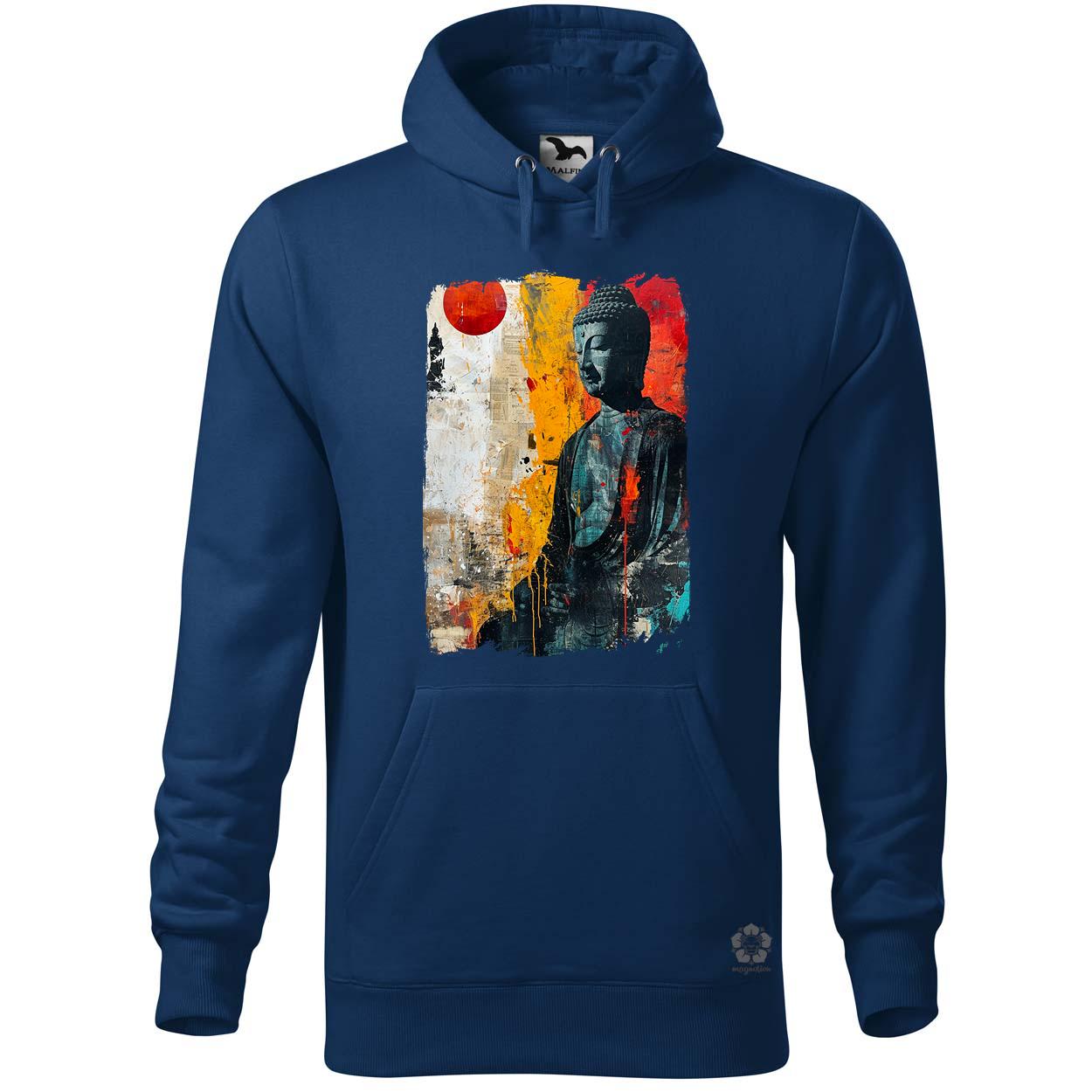 Festett Buddha v1 egyedi  pulóver 