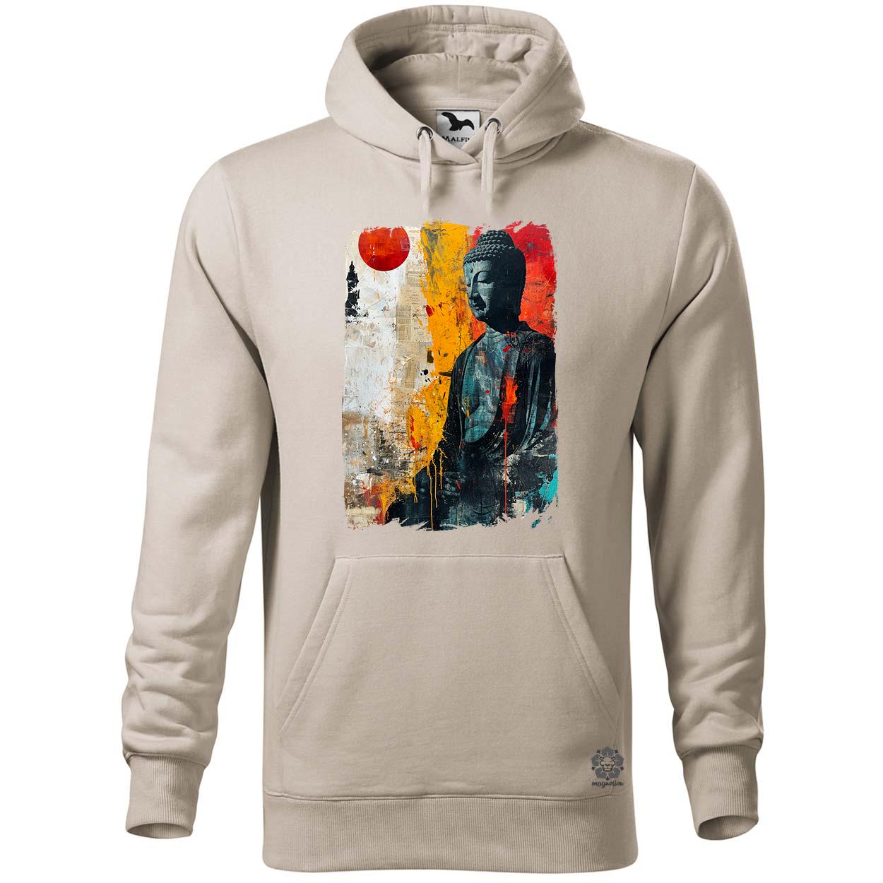 Festett Buddha v1 egyedi  pulóver 