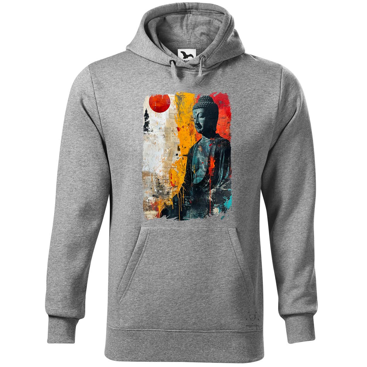 Festett Buddha v1 egyedi  pulóver 