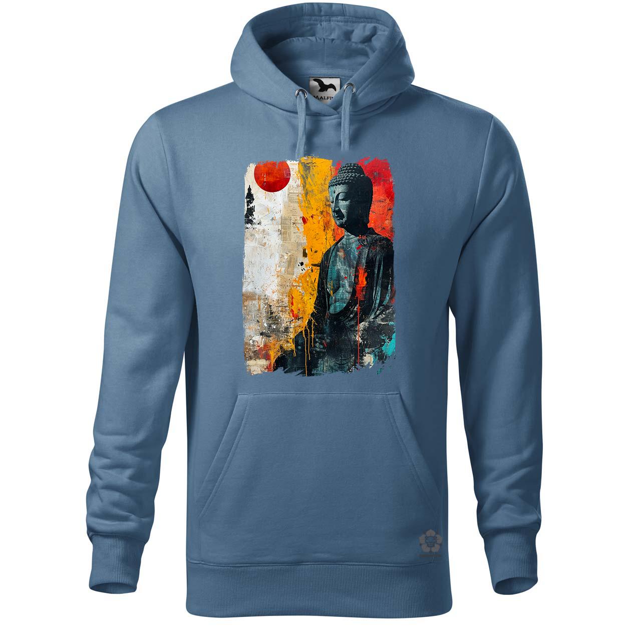 Festett Buddha v1 egyedi  pulóver 