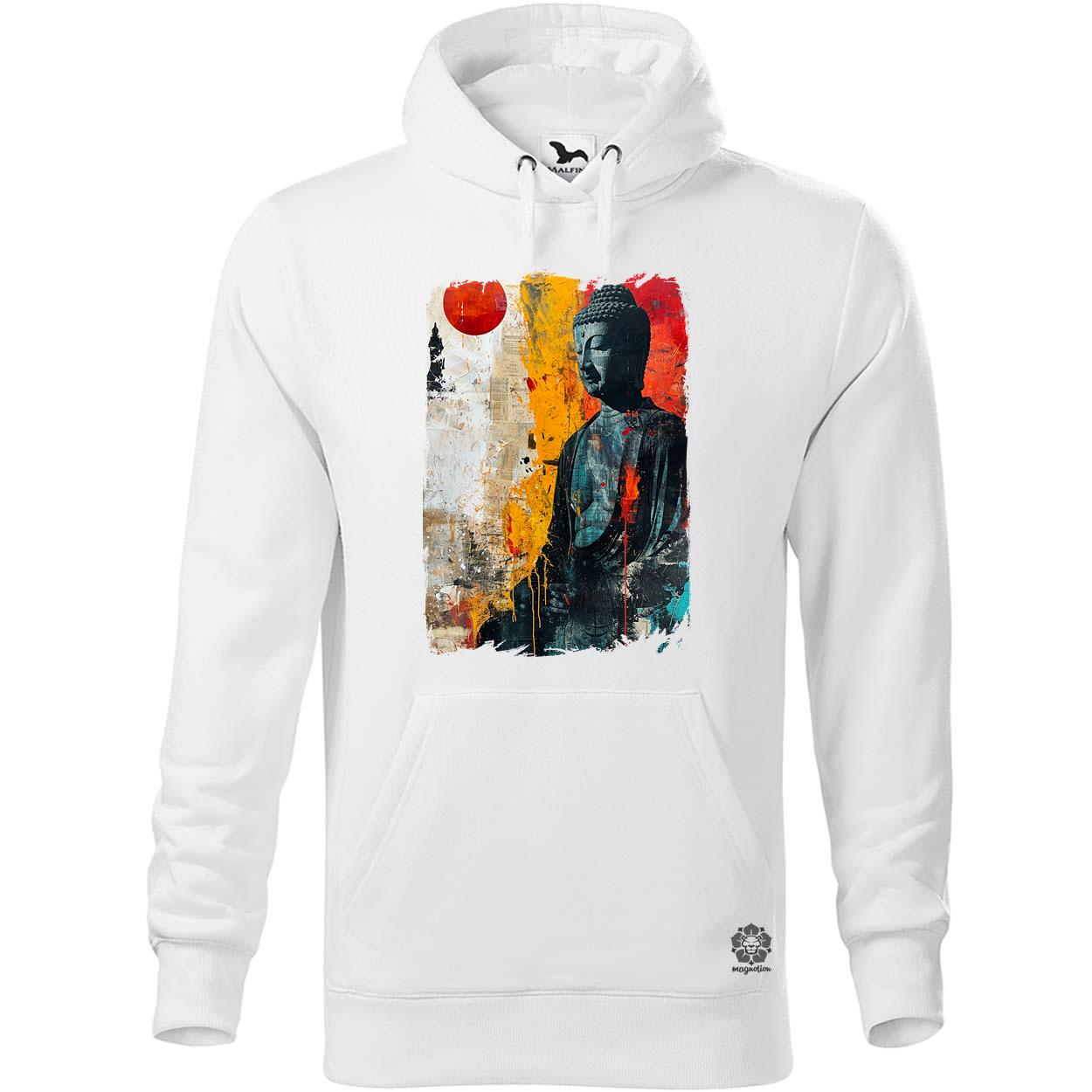 Festett Buddha v1 egyedi  pulóver 