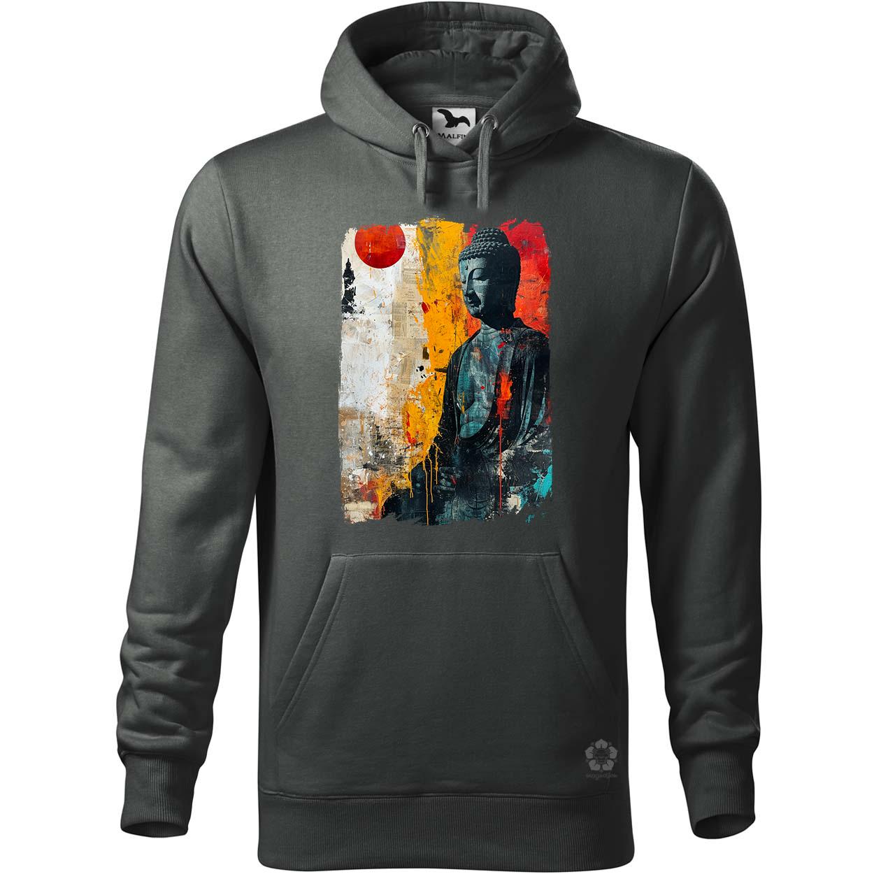 Festett Buddha v1 egyedi  pulóver 