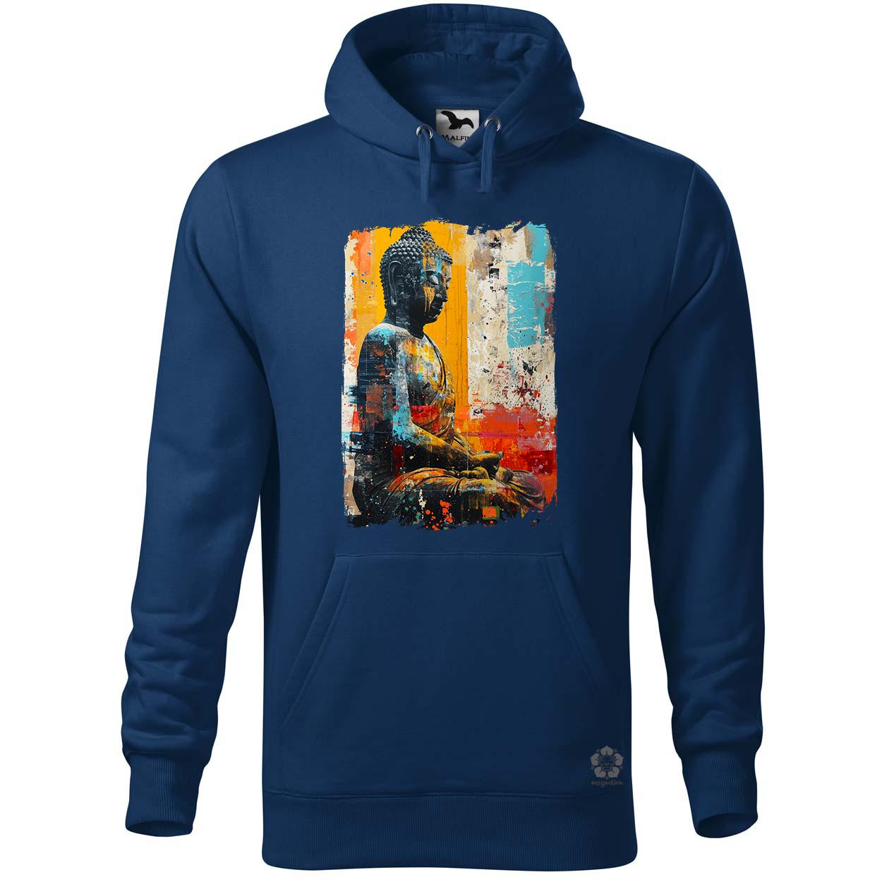 Festett Buddha v2 egyedi  pulóver 