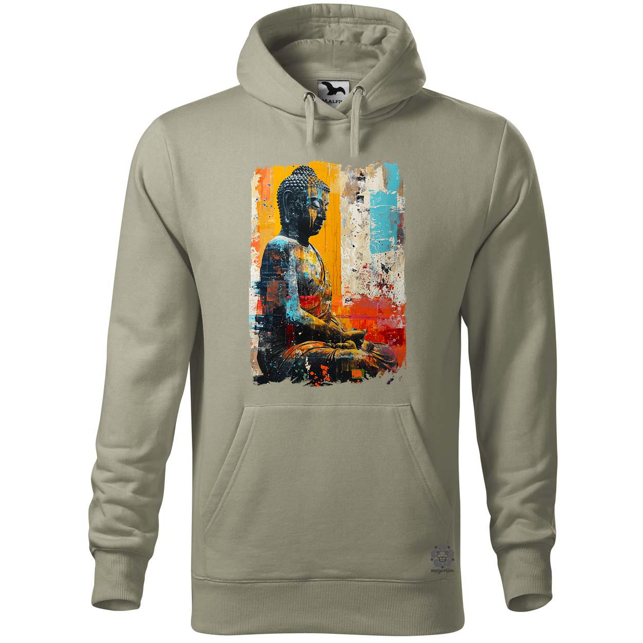 Festett Buddha v2 egyedi  pulóver 
