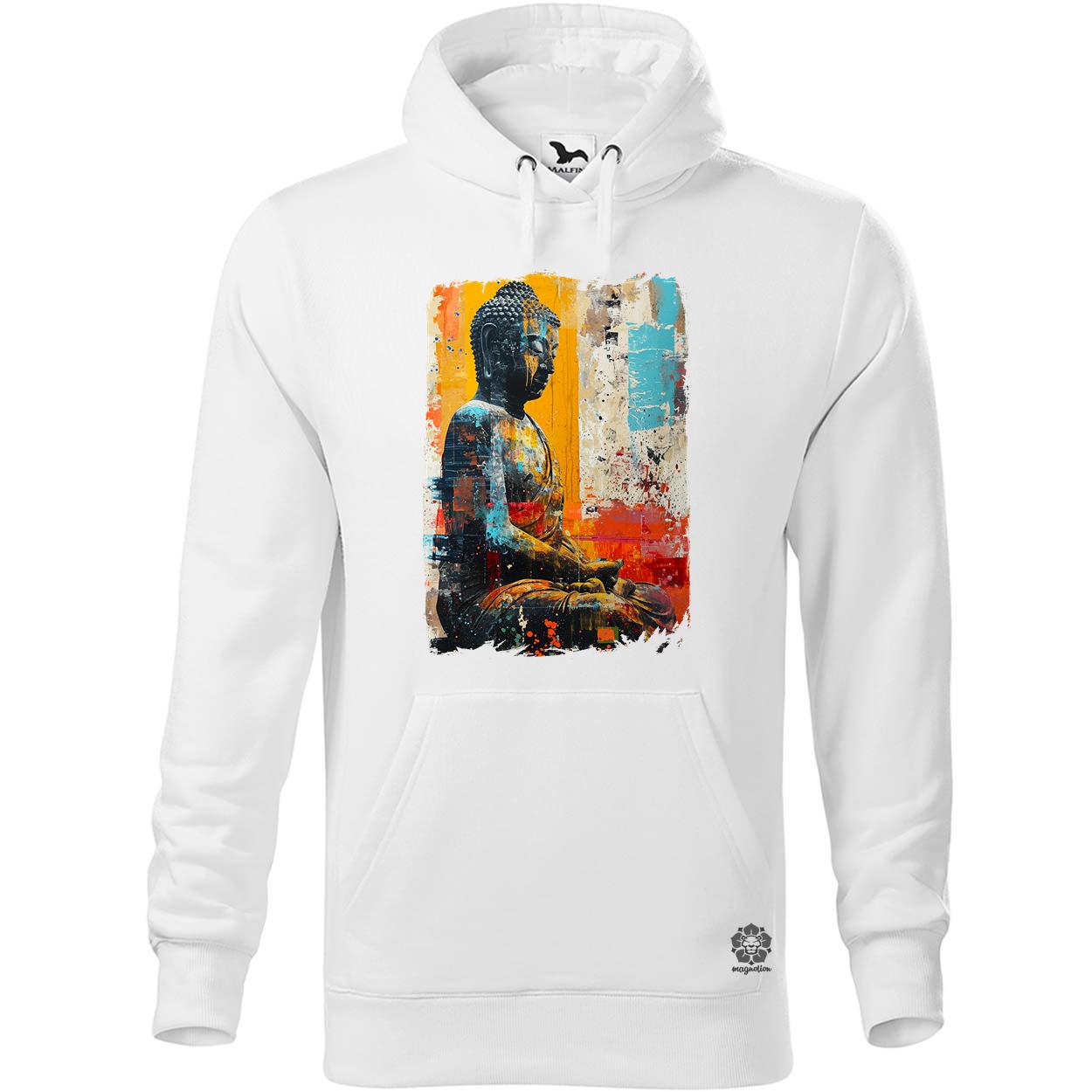 Festett Buddha v2 egyedi  pulóver 