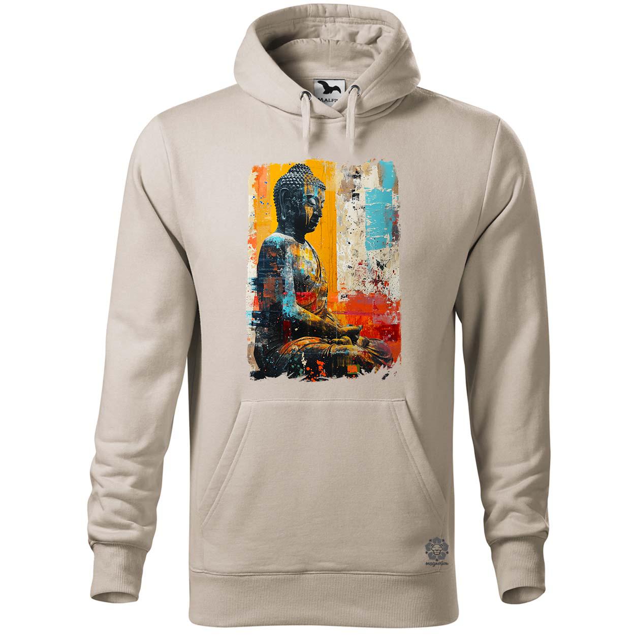 Festett Buddha v2 egyedi  pulóver 