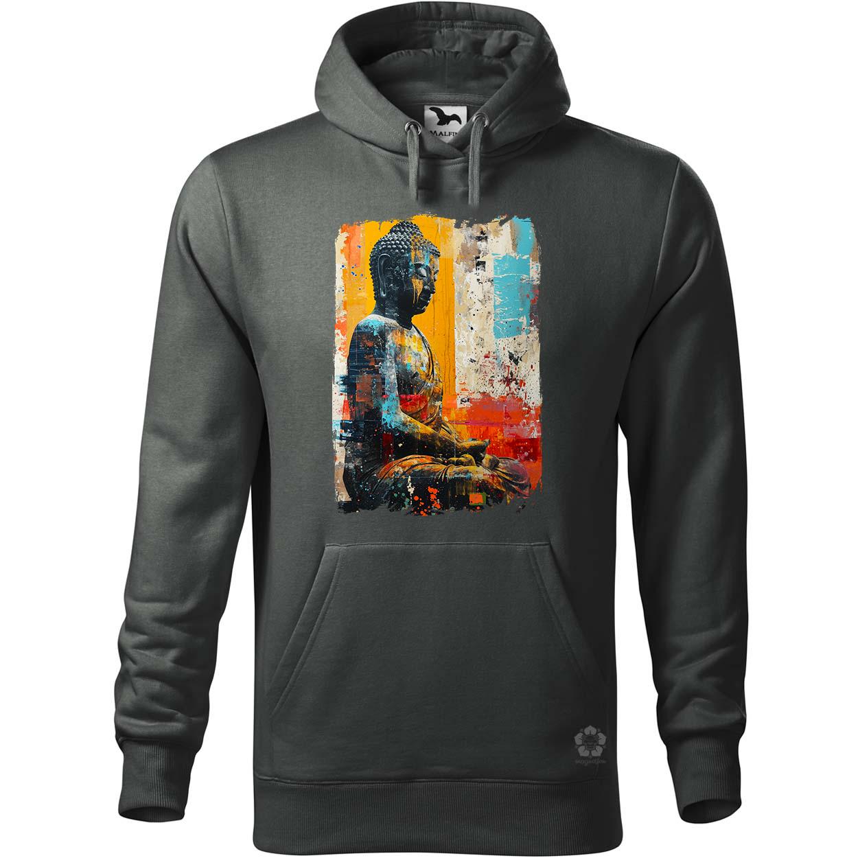 Festett Buddha v2 egyedi  pulóver 