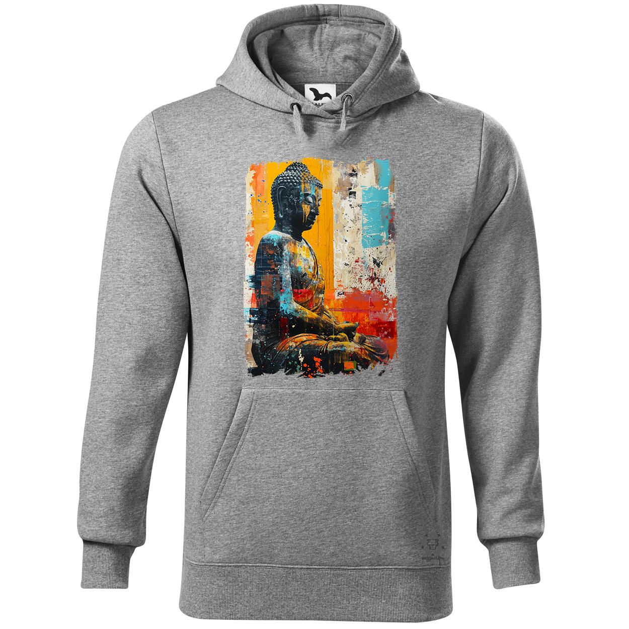 Festett Buddha v2 egyedi  pulóver 