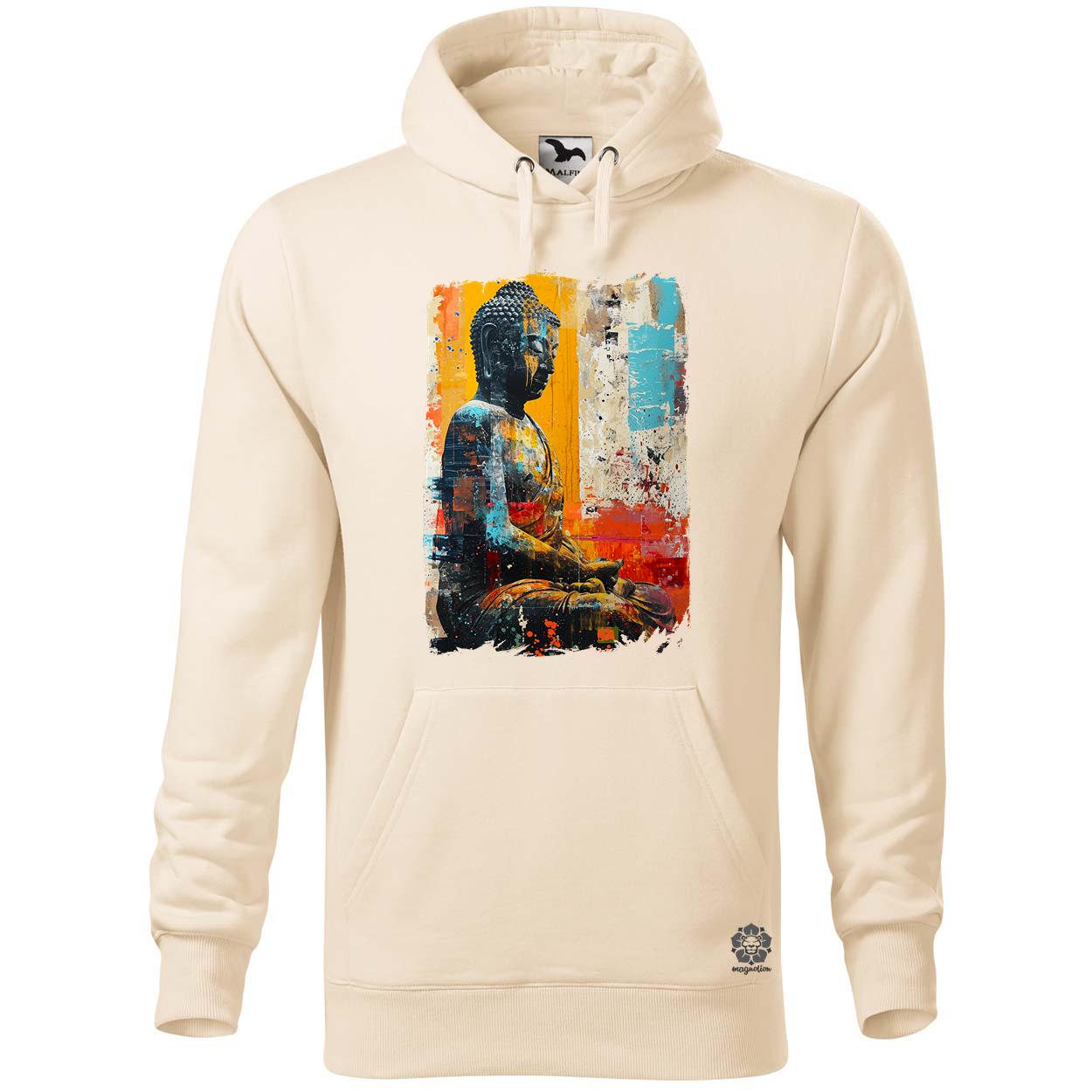 Festett Buddha v2 egyedi  pulóver 