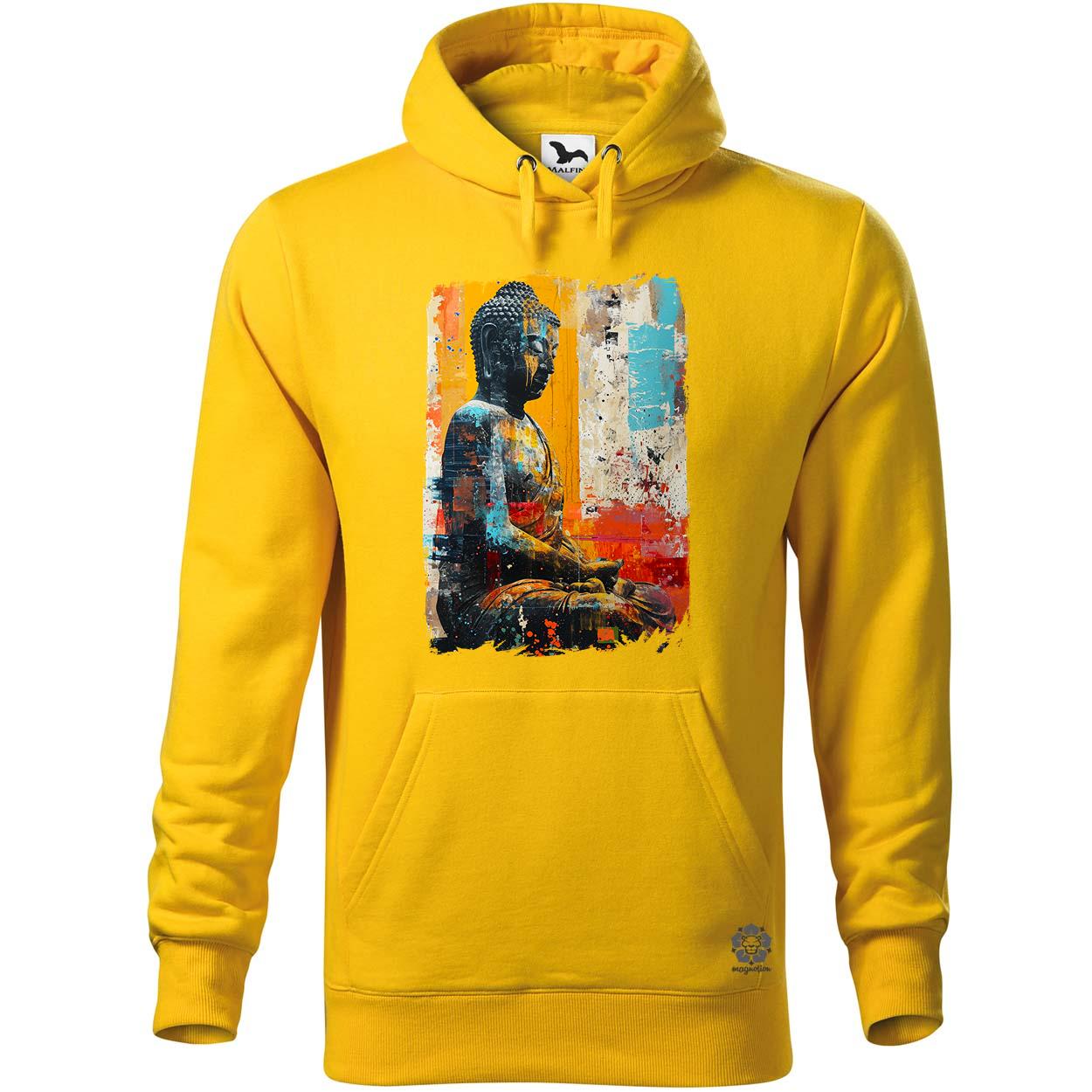 Festett Buddha v2 egyedi  pulóver 