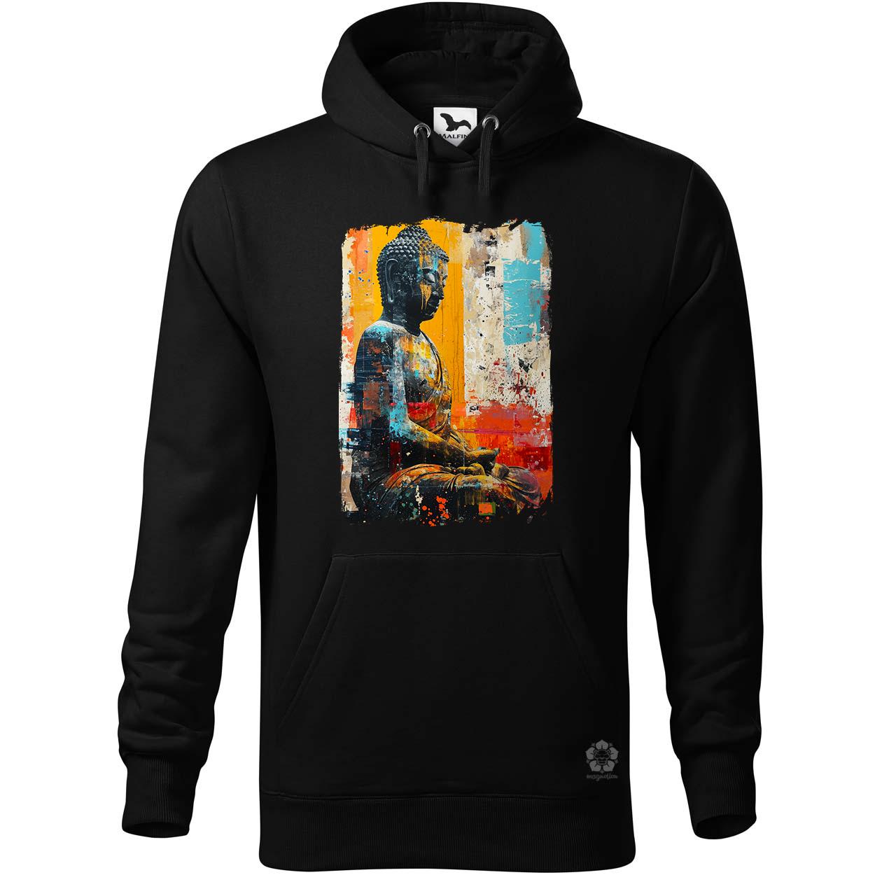 Festett Buddha v2 egyedi  pulóver 