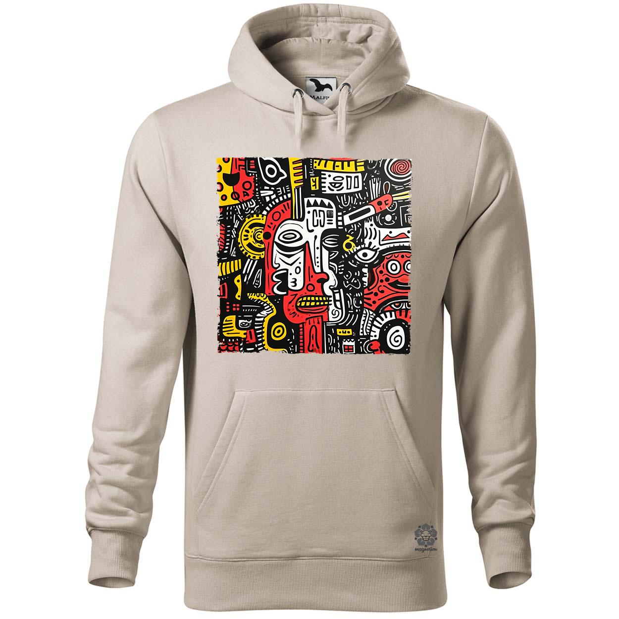 Graffiti vonalak v1 egyedi  pulóver 