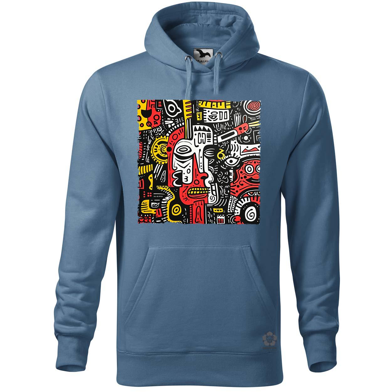 Graffiti vonalak v1 egyedi  pulóver 
