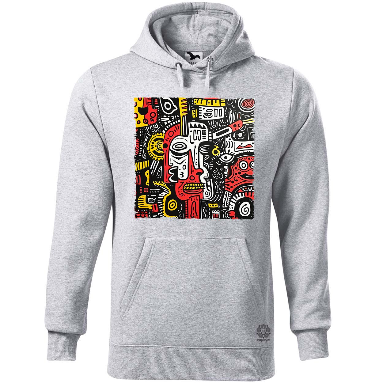 Graffiti vonalak v1 egyedi  pulóver 