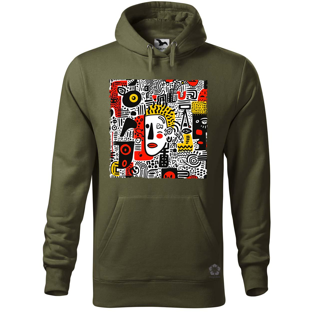 Graffiti vonalak v3 egyedi  pulóver 