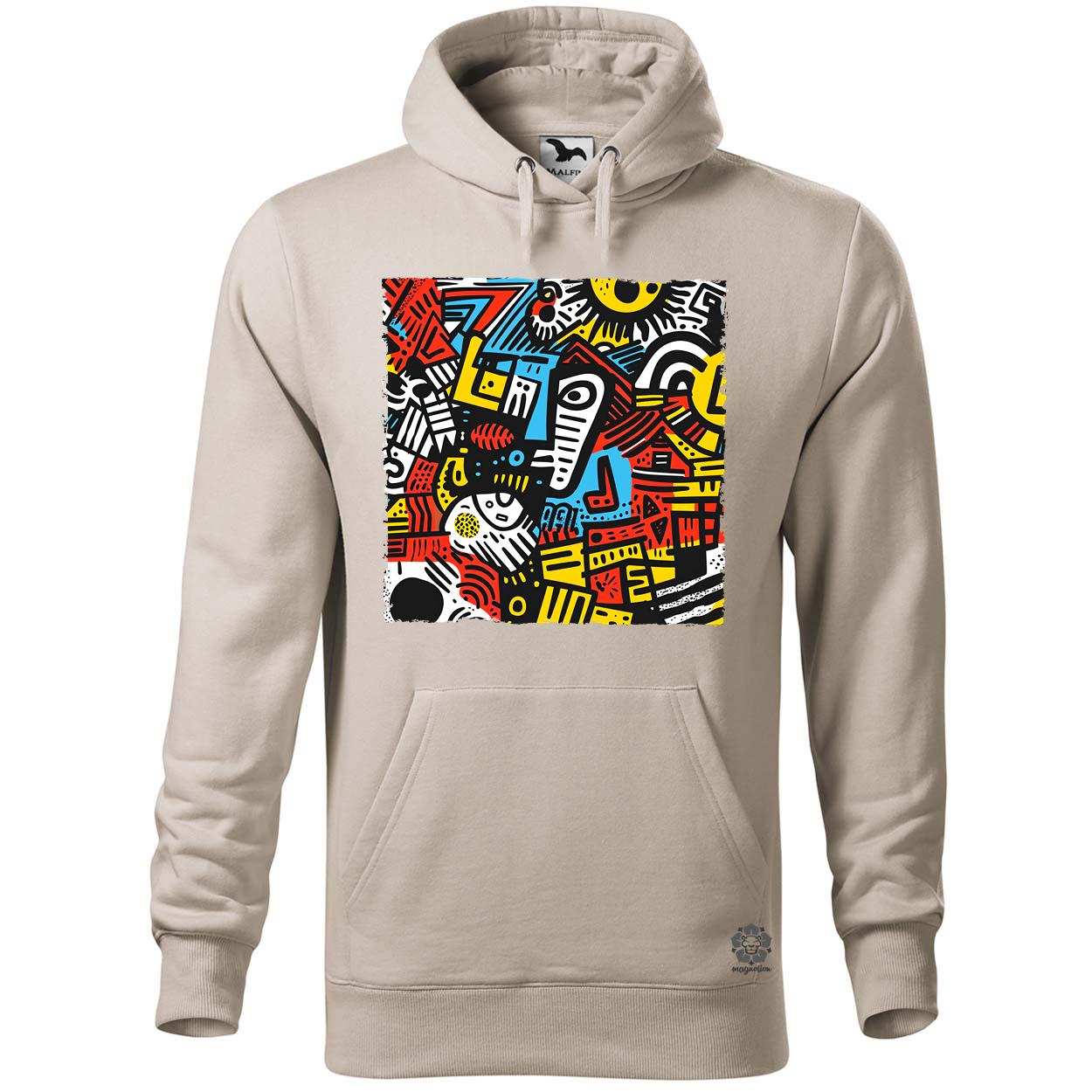 Graffiti vonalak v4 egyedi  pulóver 