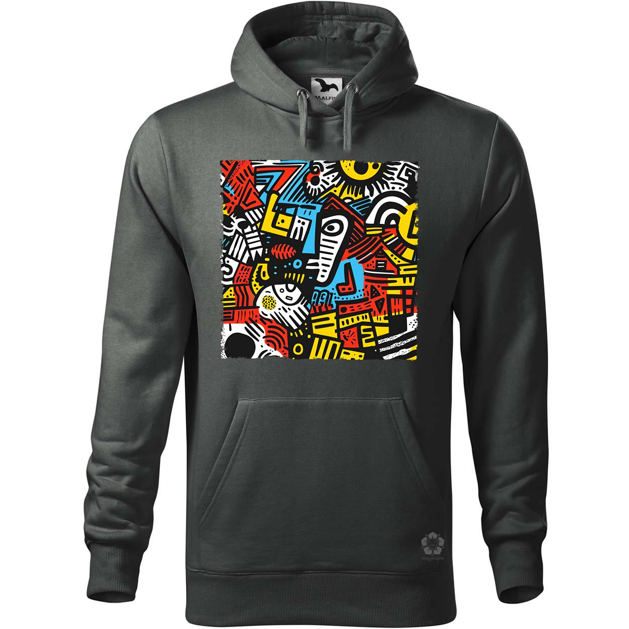 Graffiti vonalak v4 egyedi  pulóver 