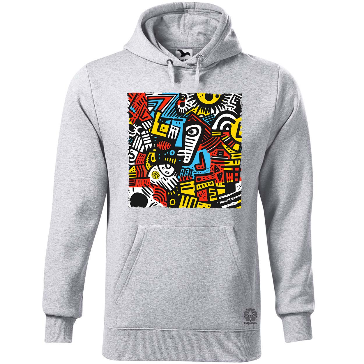 Graffiti vonalak v4 egyedi  pulóver 