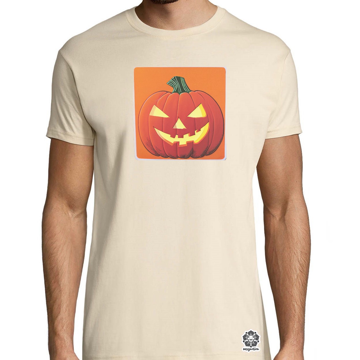 Halloween sütőtök matrica v1 egyedi póló 