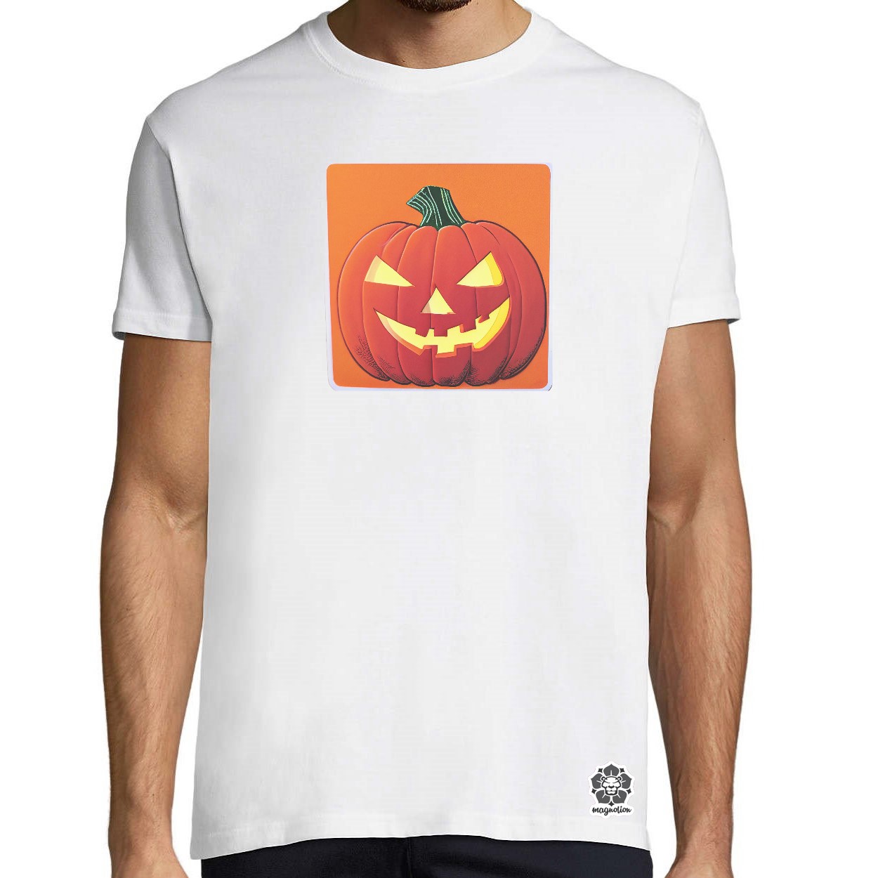 Halloween sütőtök matrica v1 egyedi póló 