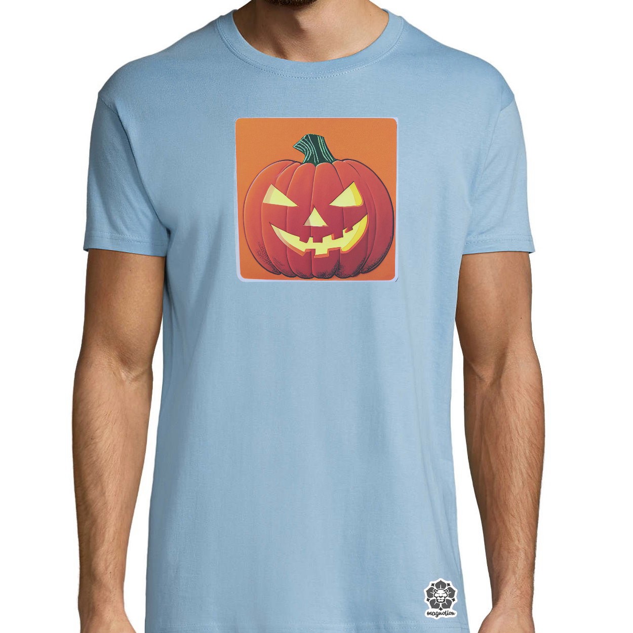 Halloween sütőtök matrica v1 egyedi póló 