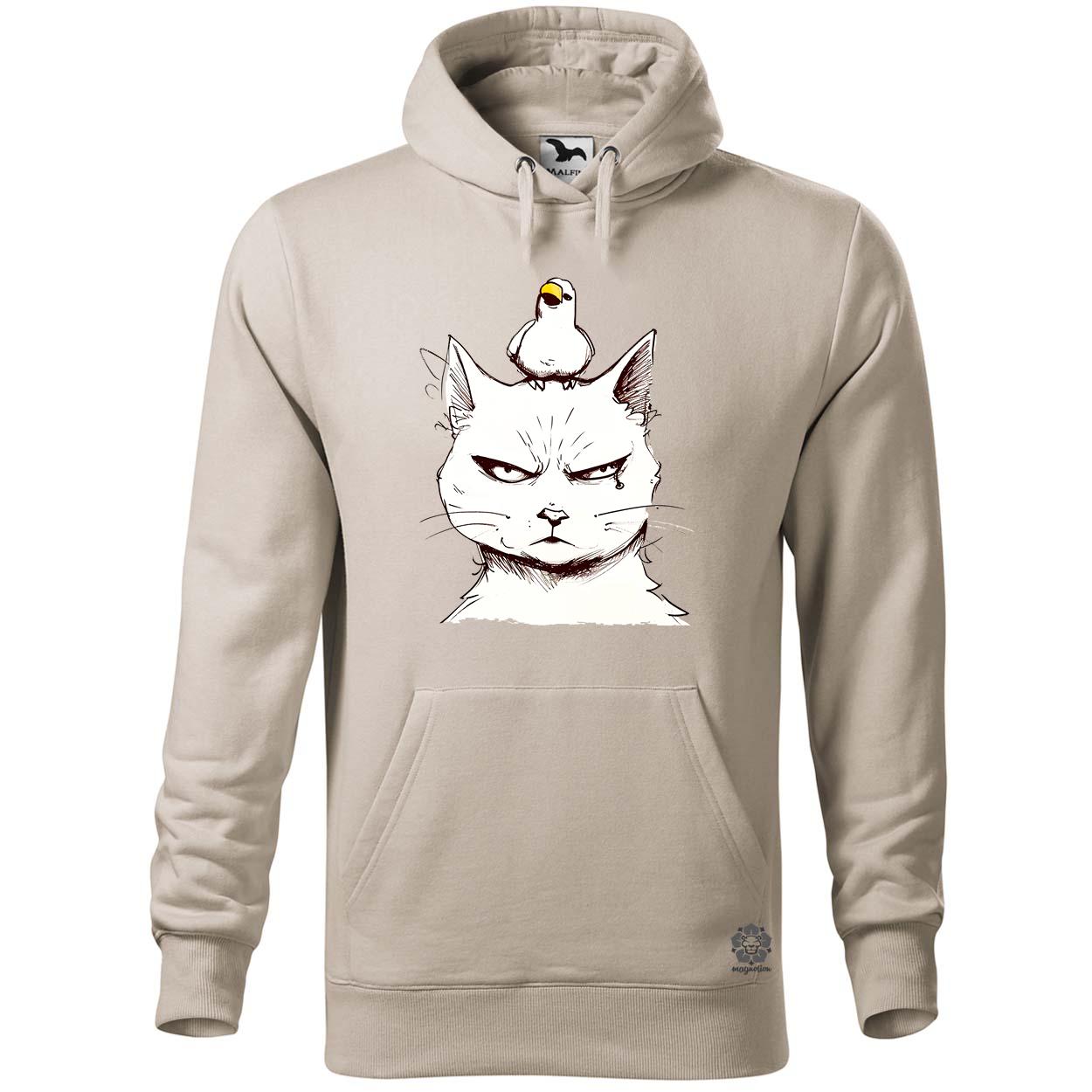 Mérges cica és kacsája v2 egyedi  pulóver 