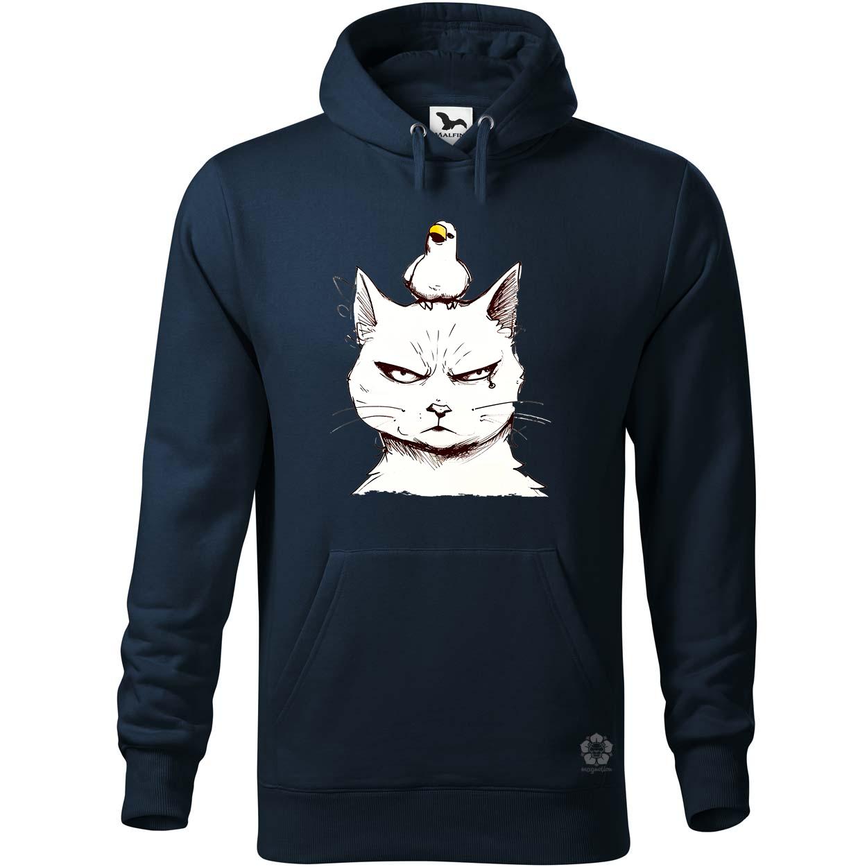 Mérges cica és kacsája v2 egyedi  pulóver 