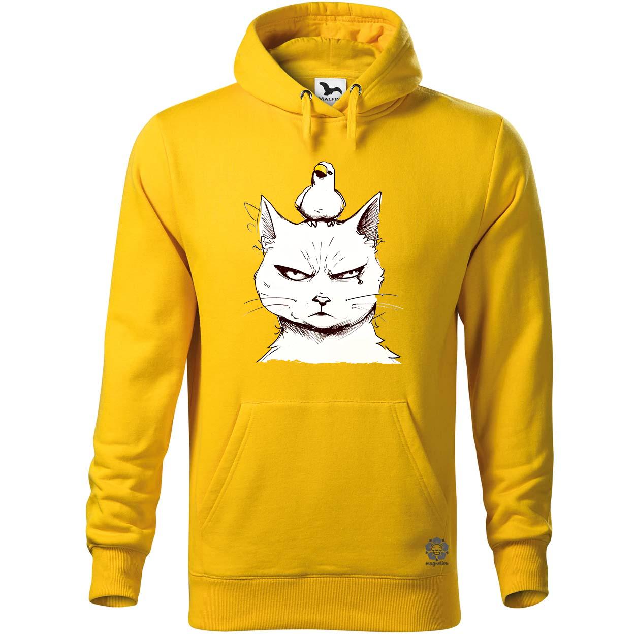 Mérges cica és kacsája v2 egyedi  pulóver 