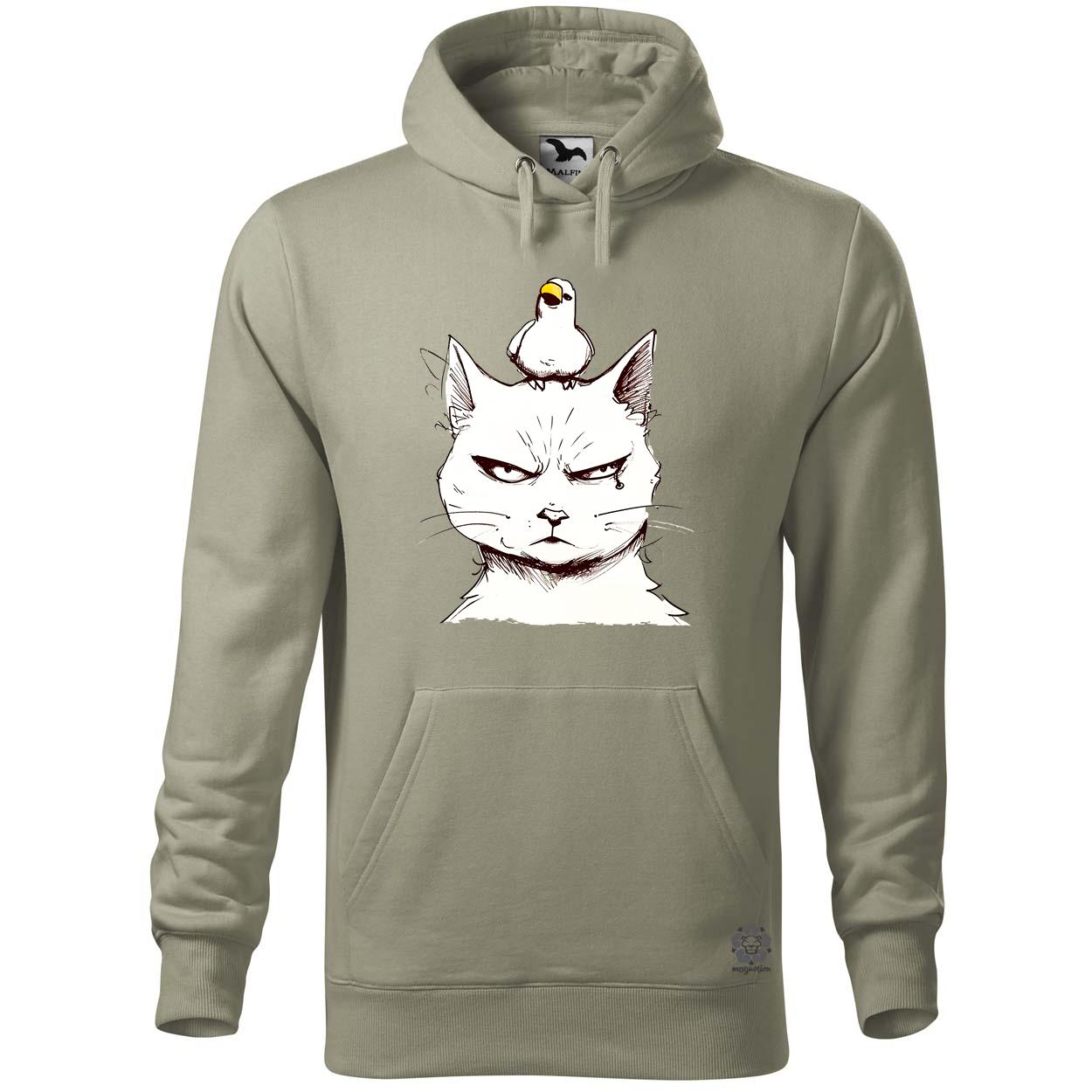 Mérges cica és kacsája v2 egyedi  pulóver 