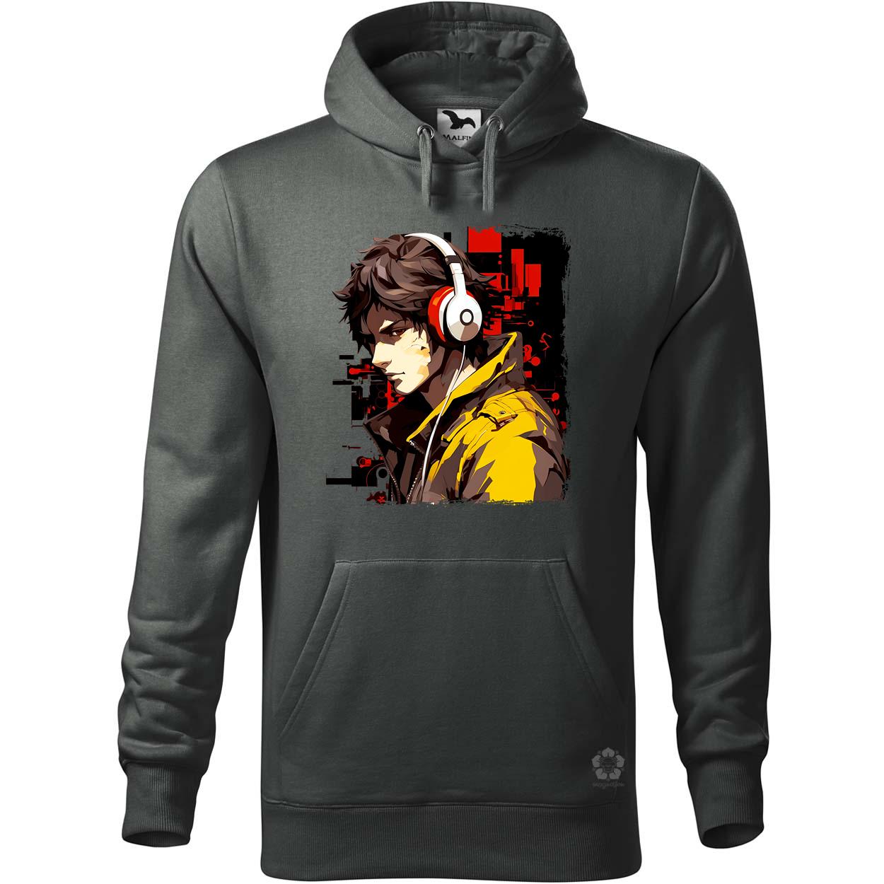 Minimalista Cyberpunk srác v3 egyedi  pulóver 