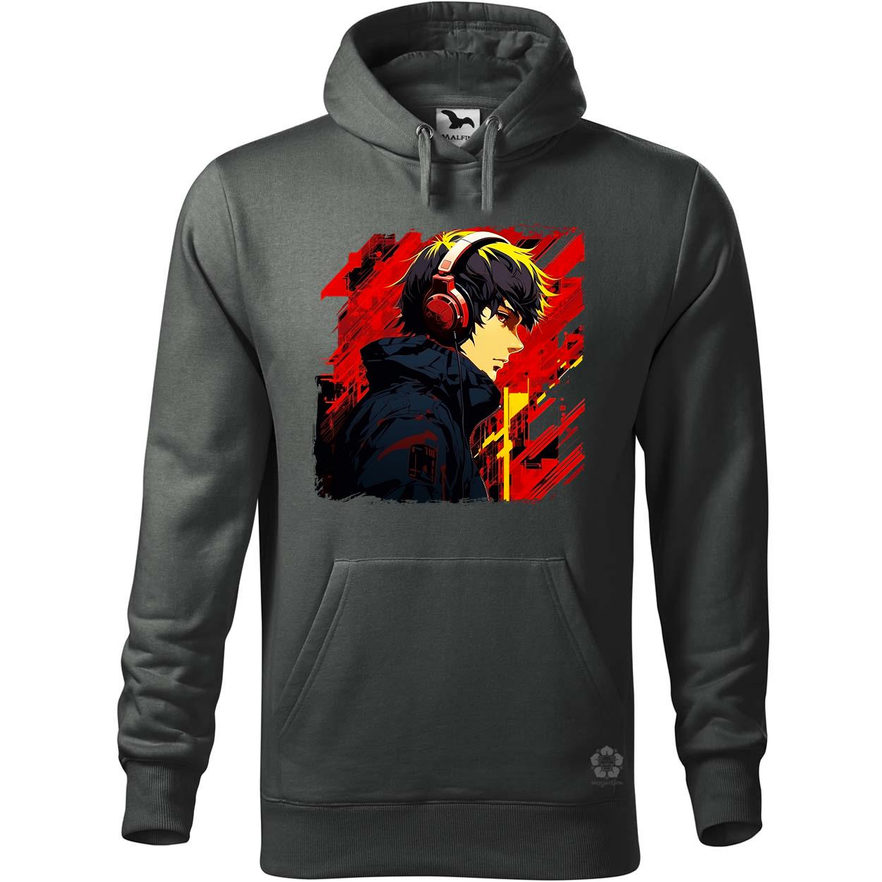 Minimalista Cyberpunk srác v4 egyedi  pulóver 