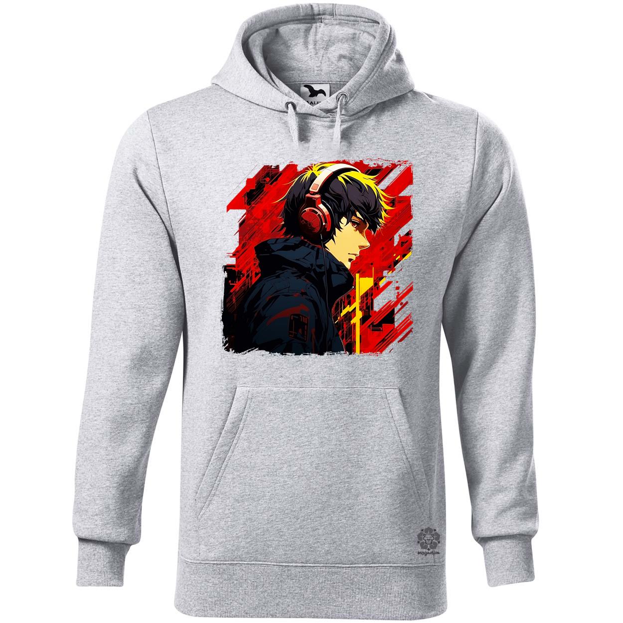 Minimalista Cyberpunk srác v4 egyedi  pulóver 