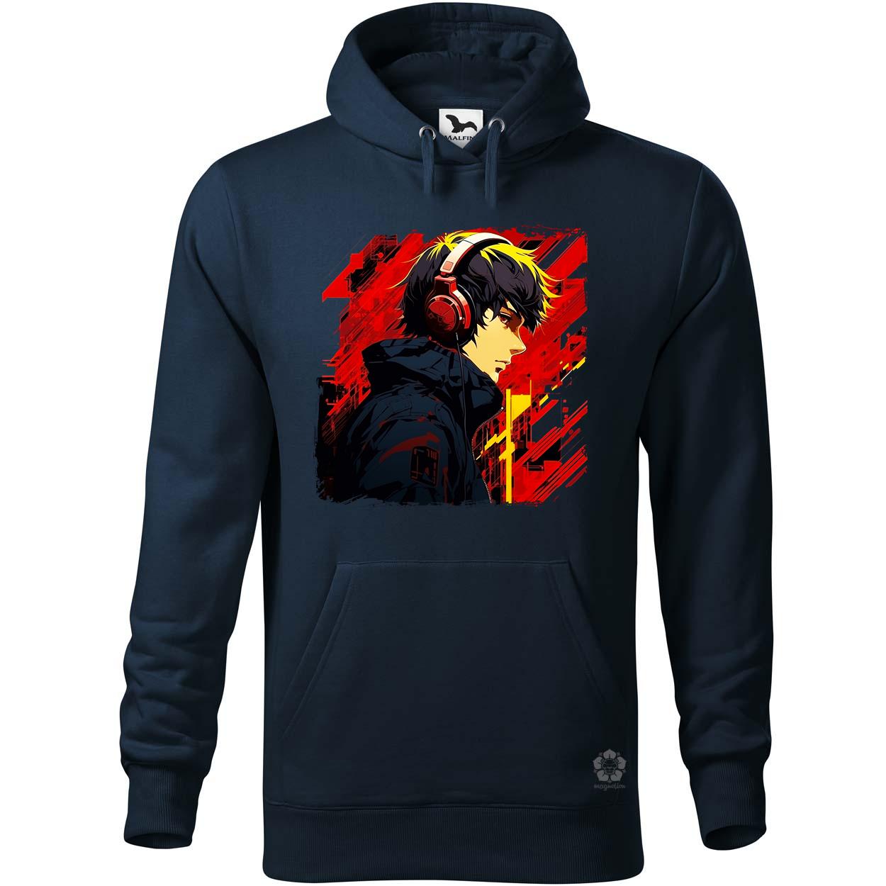 Minimalista Cyberpunk srác v4 egyedi  pulóver 