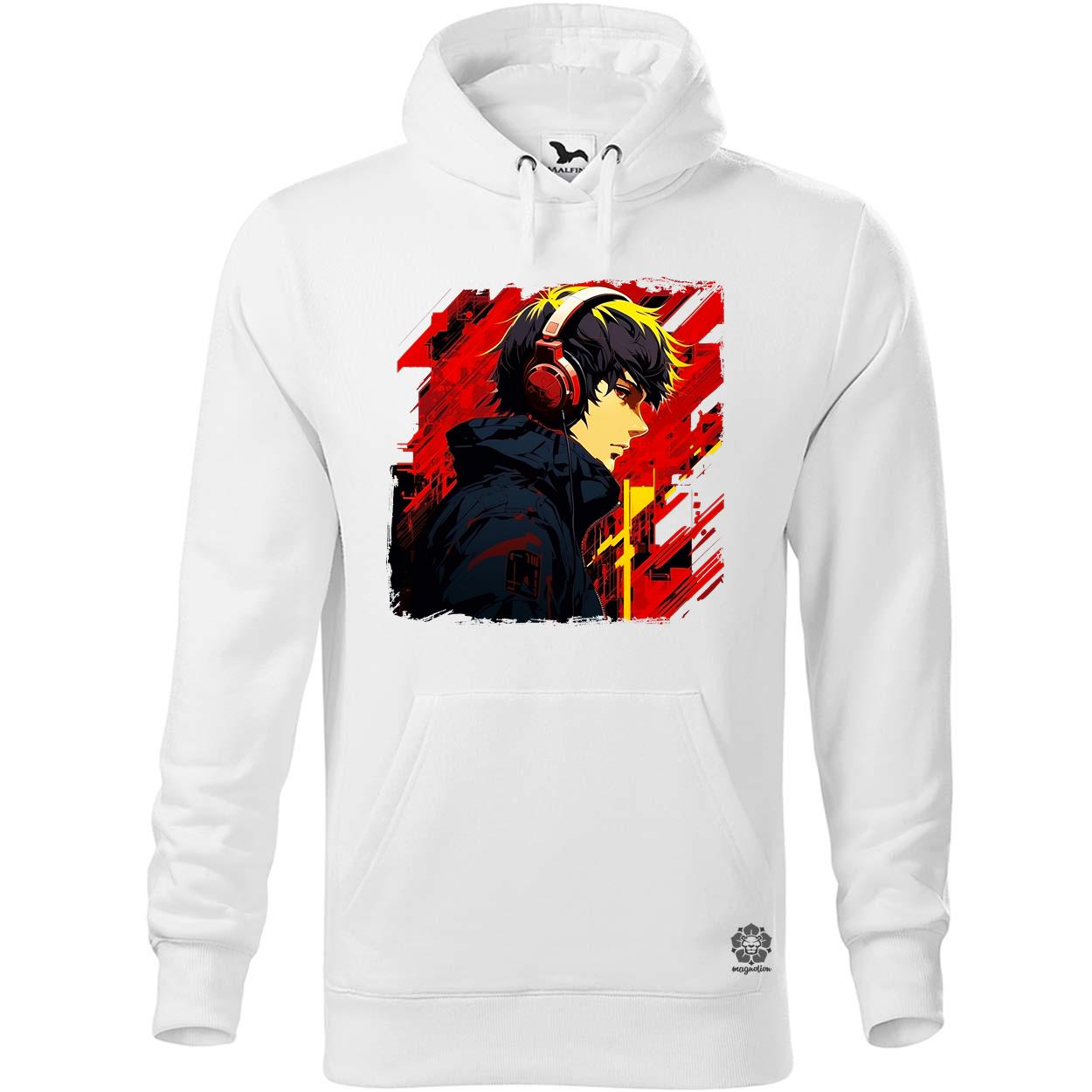 Minimalista Cyberpunk srác v4 egyedi  pulóver 
