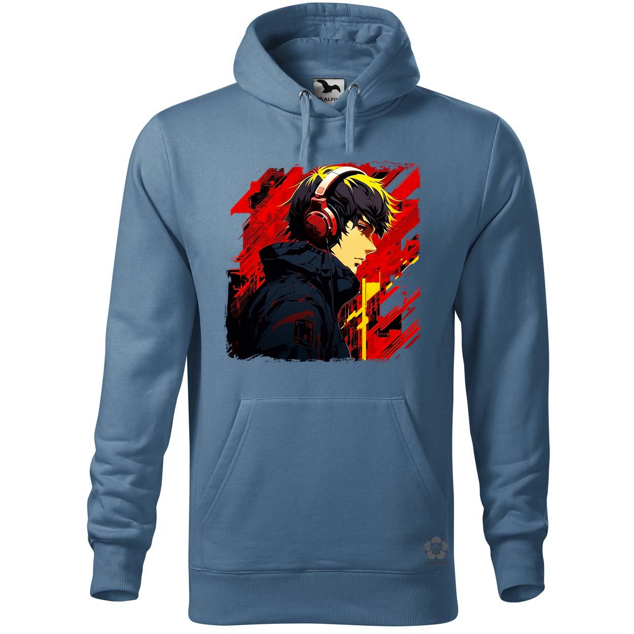 Minimalista Cyberpunk srác v4 egyedi  pulóver 